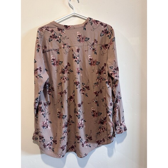 Hilary Radley Ladies Long Sleeve Blouse XL / Xlarge Pink - Picture 3 of 4